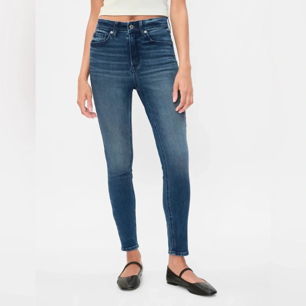 Gap Universal Leggings Blue Denim Super Skinny Leg Woman’s Plus Size 20/35R. NWT